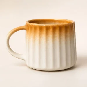 The Plush Ribbed Caramel Ombré Glaze