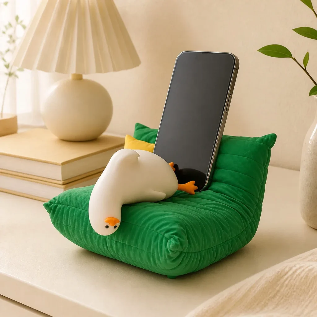 Slacking Duck Phone Holder - Use Case Image
