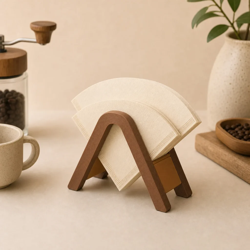 V60 Coffee Paper Filter Stand - Use Case Image