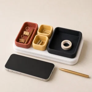 The Plush Republic Daily Sort Desk Tray