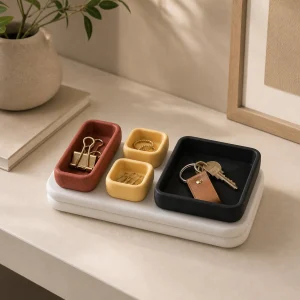 The Plush Republic Daily Sort Desk Tray