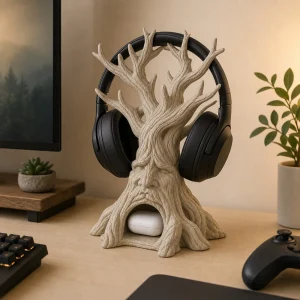 Headphone Tree Stand - Use Case Image