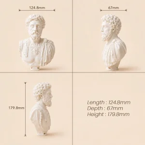 Marcus Aurelius Statue for Home Decor detail photo 4