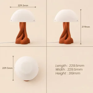 The Plush Republic Organic Ripple Lampshade