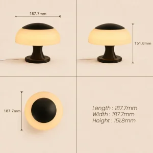 The Plush Republic Space Age Mushroom Lampshade