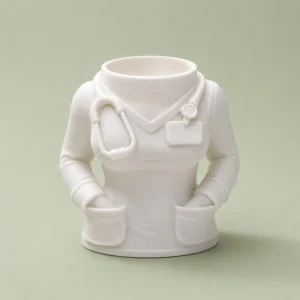 The Plush Republic Doctor Coat Pen Holder – Medical Desk Organizer