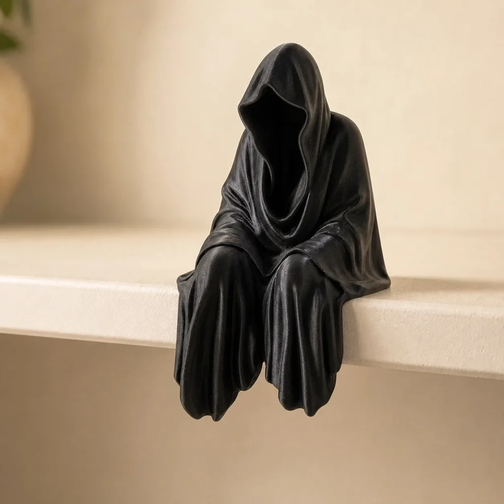The Plush Republic Grim Reaper Shelf Sitter