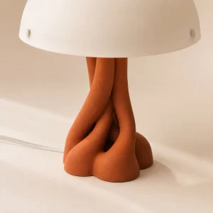 The Plush Republic Organic Ripple Lampshade
